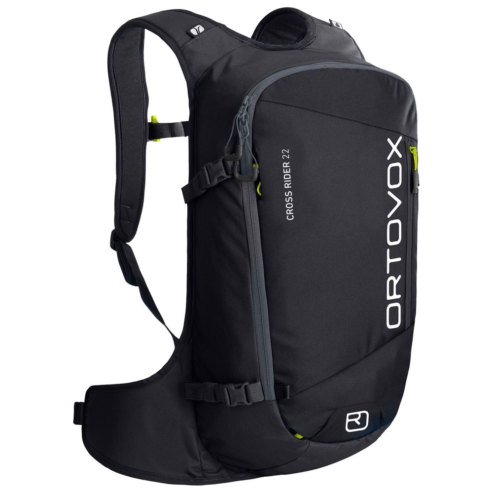 Cross Rider 22 (Schwarz one size) Airbag-Rucksäcke