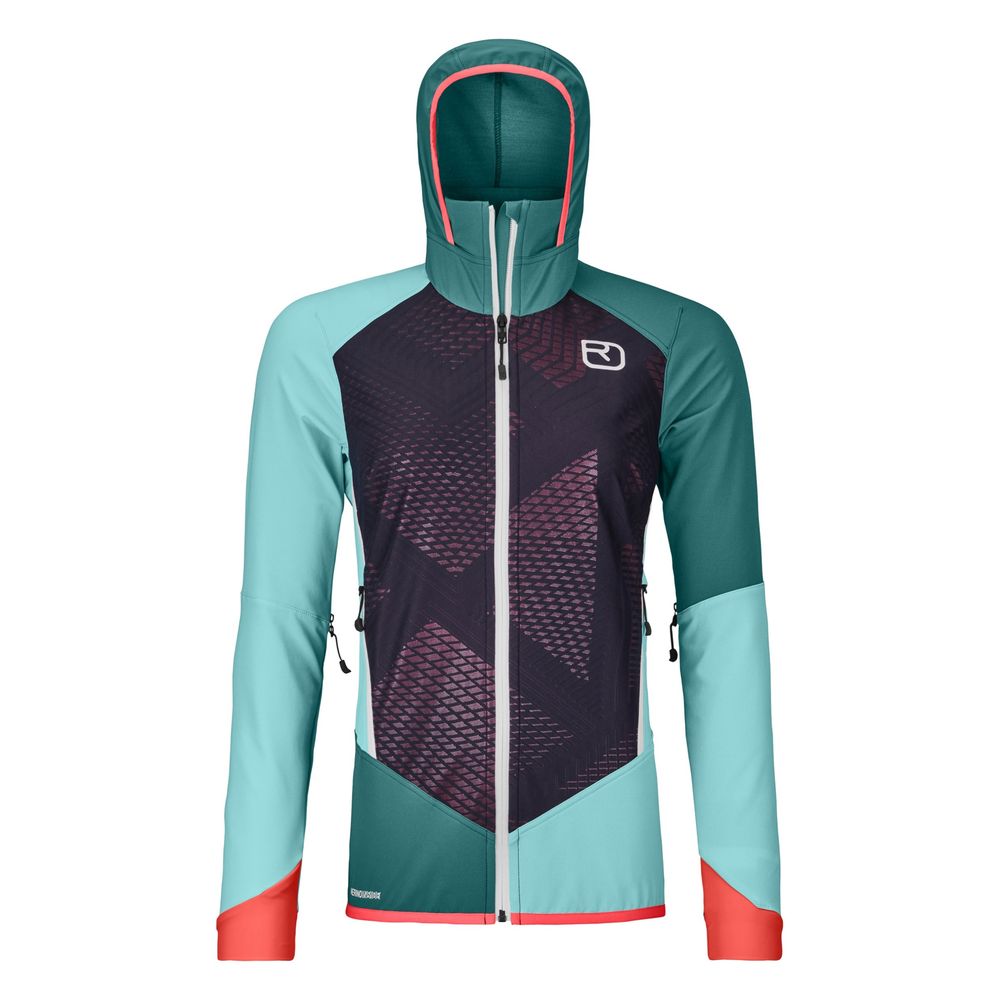 Col Becchei Jacke W Damen (Türkis L ) Skitourenbekleidung