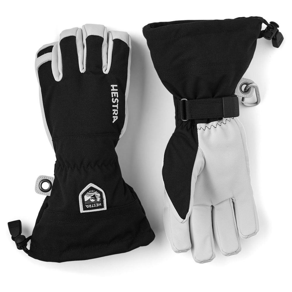 Hestra Unisex Schwarz Heli Ski 5-Finger Handschuhe By - Bild 4
