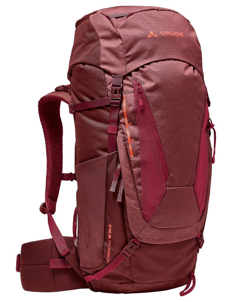 Asymmetric 38+8 NEU Trekkingrucksack Damen dark cherry Rucksackart - Wandern & Trekking Rucksackvolumen - 35 - 40 Liter Rucksackfarbe - Rot