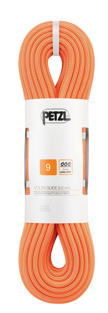 Volta Guide 9 mm - Kletterseil Orange 80 m
