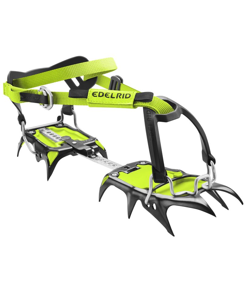 Technische Steigeisen Shark Soft II 12 Zacken Flex-Bindung Eisklettern Bergsteigen night-oasis