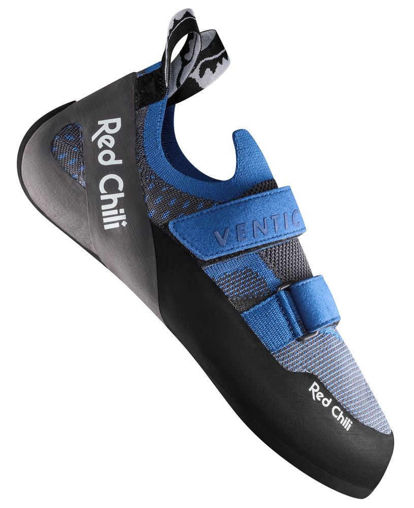 Kletterschuhe Ventic Air II Atmungsaktiv Bequem Doppel-Klett Aqua Blau Gr 75 UK