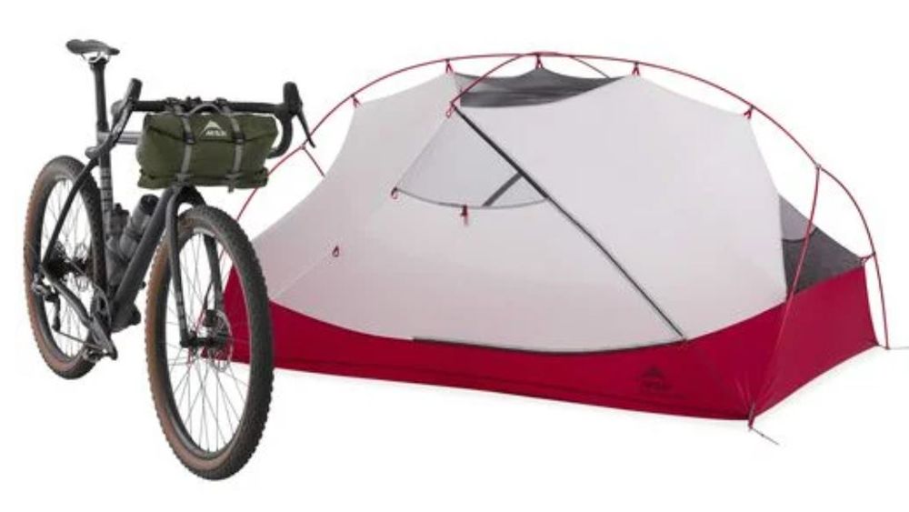 Hubba Hubba Bikepack 2 Kuppelzelt in khaki
