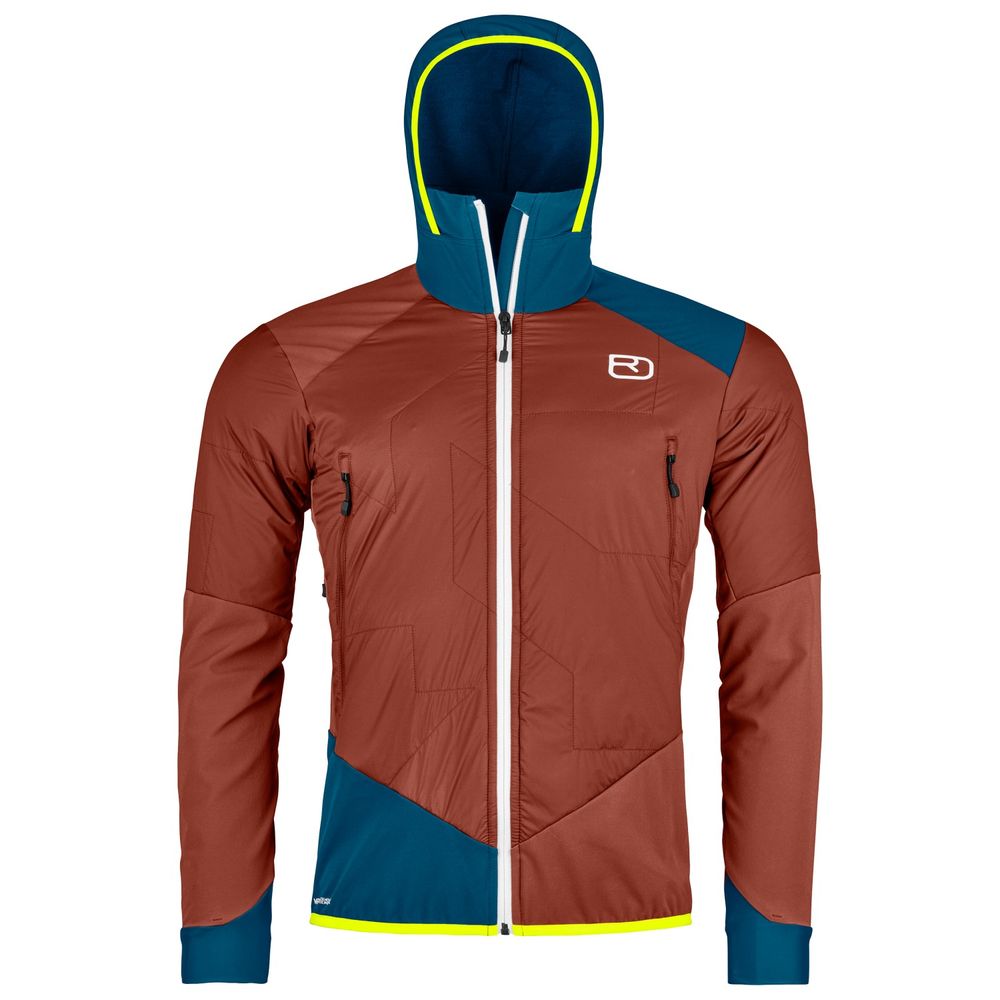 Swisswool Col Becchei Hybrid Jacket - Softshelljacke - Herren Clay Orange S