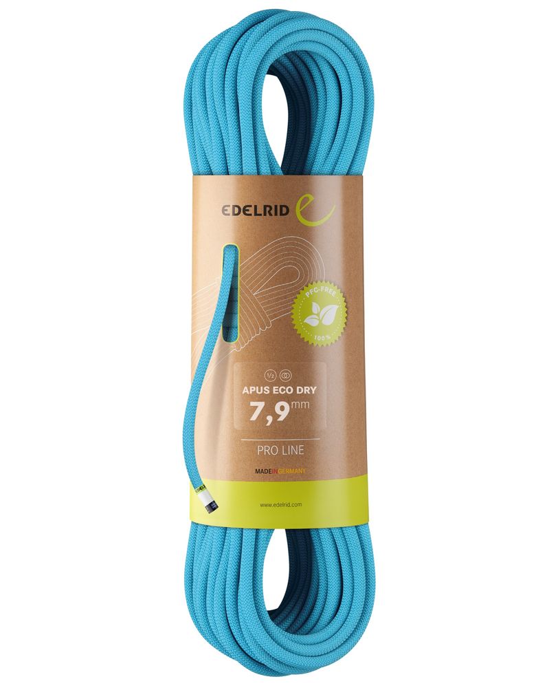Apus Eco Dry 79mm 50M Dynamisches Halb-Zwillingsseil Wasserabweisend Alpin