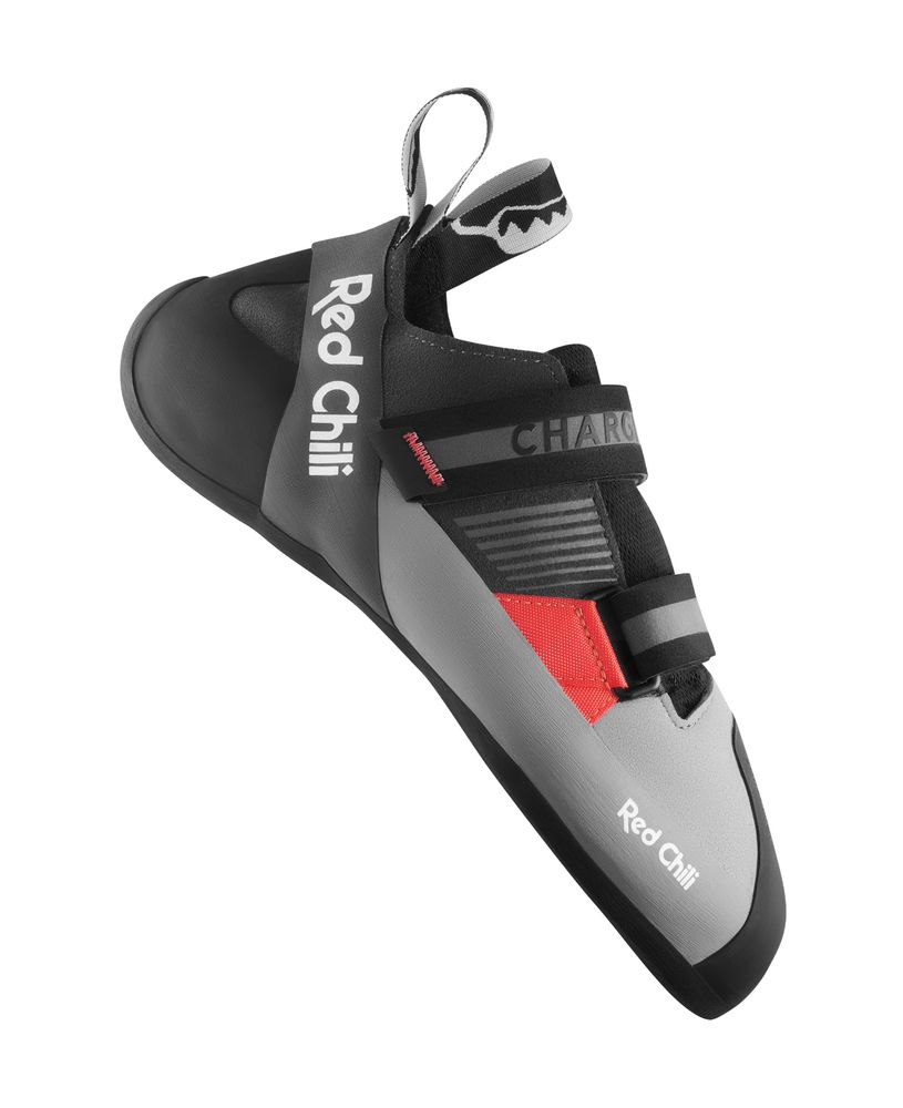 Kletterschuhe Charger II Komfort Training Anthrazit-Rot Gr 45