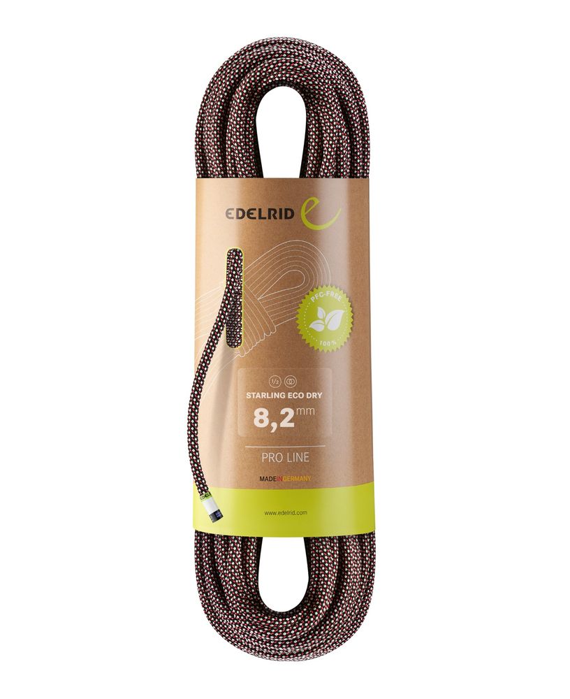 Starling Eco Dry 82mm 50M Kletter Halbseil Wasserabweisend PFC-frei