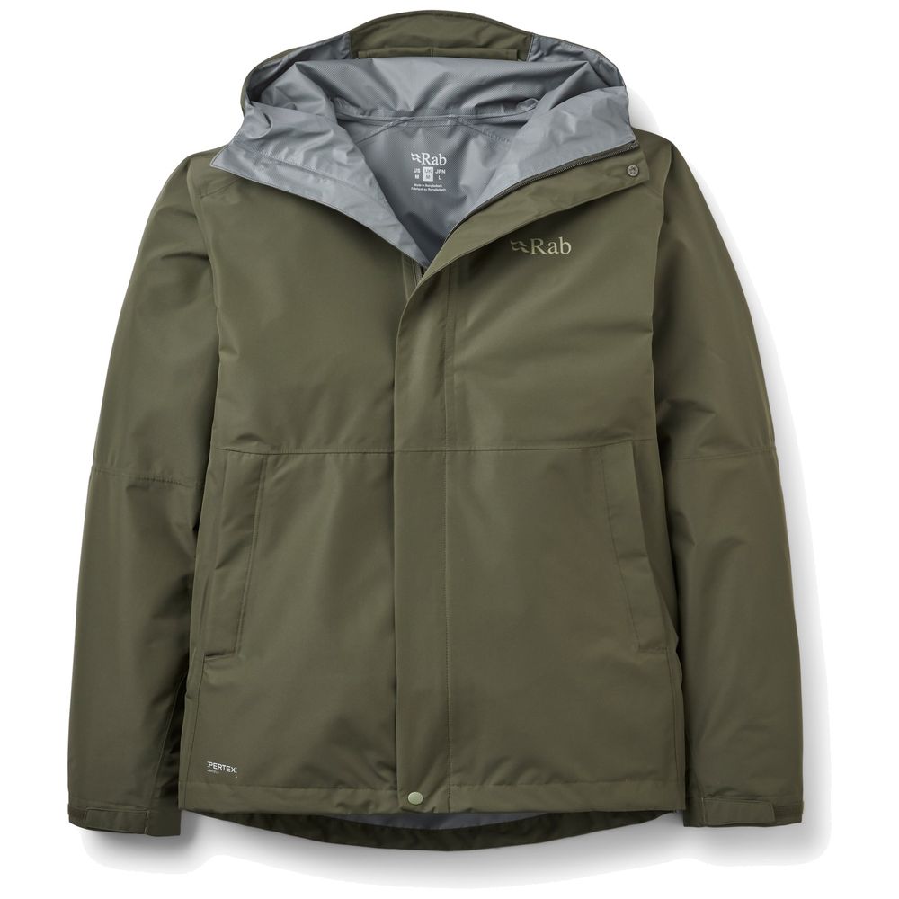 Rab Unisex Army Downpour Jacket - Hardshelljacke