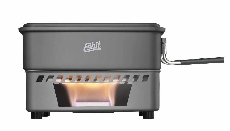 ESBIT Trocken Brennstoff Kochset 11 L Campingkocher Outdoor Kocher Topf Set Alu