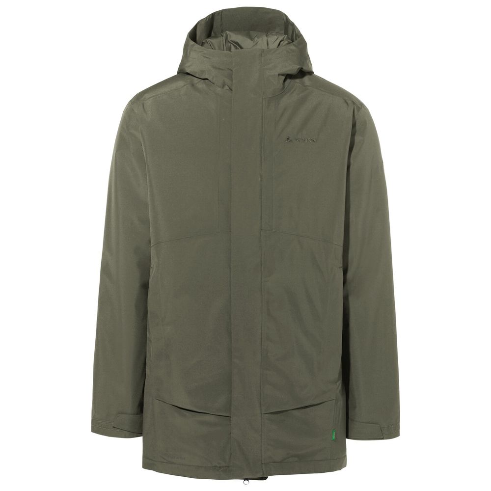 VAUDE Rosemoor wattierter Parka für Herren – Wattierter Wintermantel mit PrimaLoft Isolierung, Wasserdicht & Winddicht, Recyceltes Material – ideal für kalte Tage