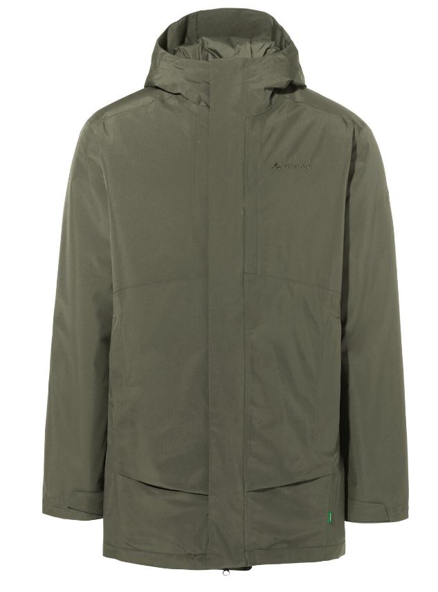VAUDE Rosemoor wattierter Parka für Herren – Wattierter Wintermantel mit PrimaLoft Isolierung, Wasserdicht & Winddicht, Recyceltes Material – ideal für kalte Tage