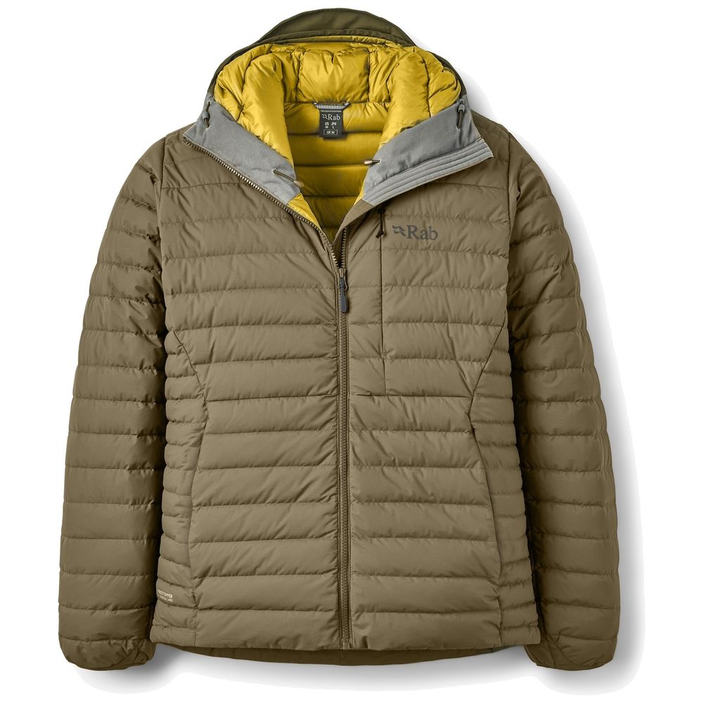 Daunenjacke  mit Kapuze Rab Microlight Windstopper