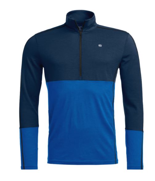 Ortovox 185 ROCK'N'WOOL ZIP NECK M - Zip-Neck aus Merinowolle