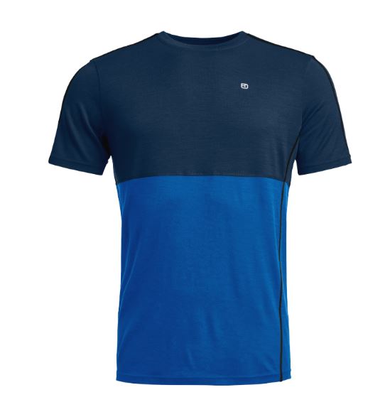 Ortovox 185 ROCK’N’WOOL SHORT SLEEVE M - Shortsleeve aus feiner Merinowolle
