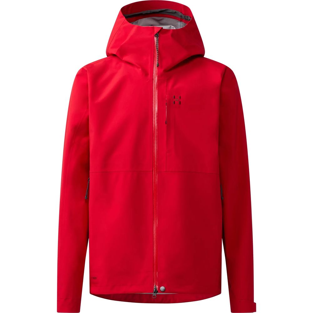 Haglöfs Herren Bright Red Front Proof Ii Jacket Men - Hardshelljacke