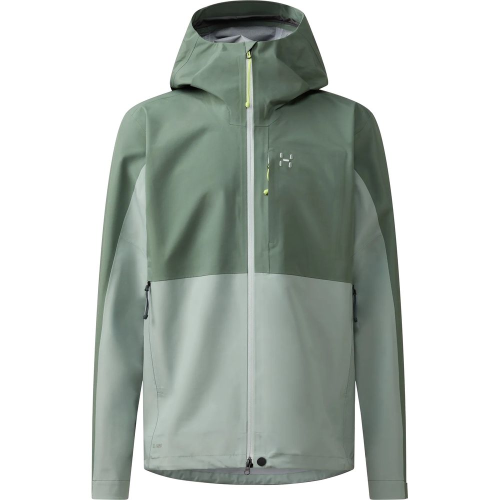 Haglöfs Herren Chlorophyll Green/Dew Green Front Proof Ii Jacket Men - Hardshelljacke