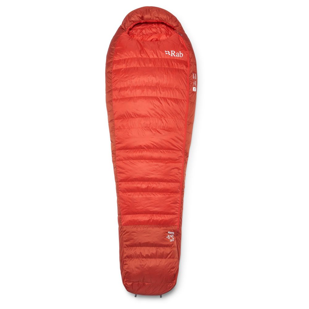 Schlafsack linke Öffnung Rab Alpine -6C / 20F