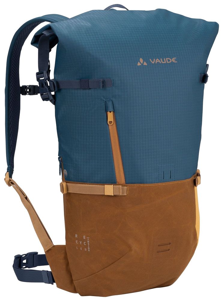 VAUDE Stadtrucksack Wickelverschluss Laptopfach blau