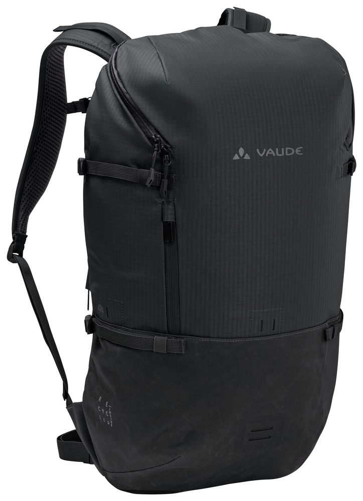VAUDE Tagesrucksack CityGo 30 II Reißverschluss Kompressionsriemen schwarz Einheitsgröße