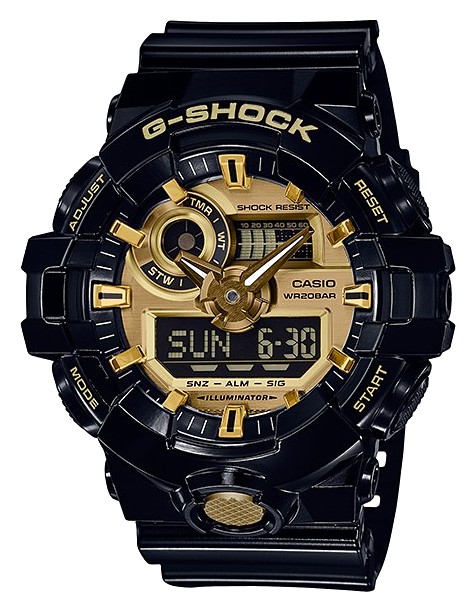 Casio G-Shock (GA-710GB-1AER) - Multifunktionsuhr
