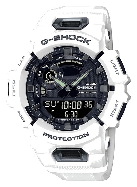 Casio Herren Bianco/Nero Smartwatch G-Shock "Gba-900", Weiß (Weiß, Schwarz, Weiß), Smartwatches, Smartwatch, Armbanduhr,,Bluetooth,Schrittzähler,Digital... - Bild 11