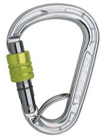 Edelrid HMS Strike Screw FG II Silber - Karabiner