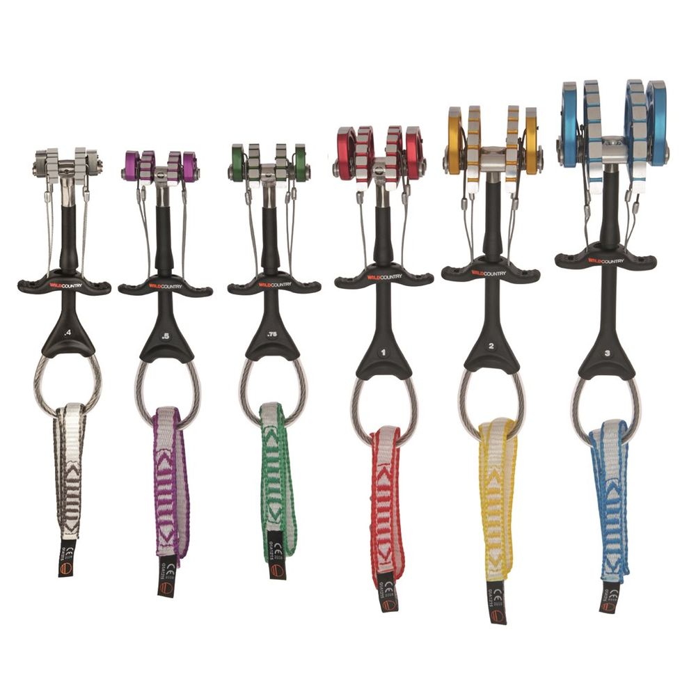 Wild Country Friend Extendable Sling - Friends 6er Set (Lieferumfang Größe 0,4 - 0,5 - 0,75 - 1 - 2 - 3)