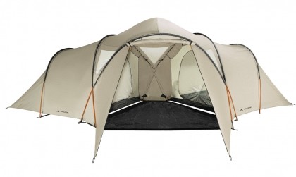 VAUDE Zelt Badawi Long 6P Sand Zeltfarbe - Sand Personenanzahl - 5 und mehr Zeltgewicht - 6001 und mehr Wassersäule Boden - 5001 - 10000 mm