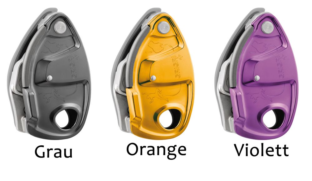 Sicherungsgerät GRIGRI + grau Seilstränge - 1 Seilstrang Farbe Sicherungsgeräte - Grau Sicherungsgeräte - Spezial