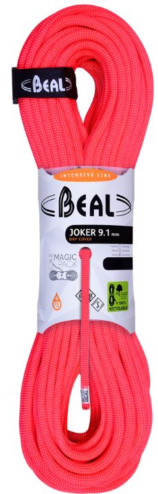 Kletterseil 91 mm Joker Unicore - Golden Dry orange 80 m Seildurchmesser - 91 - 95 mm Seilvariante - Einfachseil Seilfarbe - Orange Seillänge - 80 m
