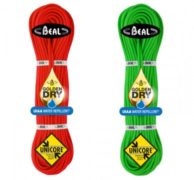 Beal Gully 7.3mm Unicore GOLDEN DRY - Halbseil / Zwillingsseil PAAR
