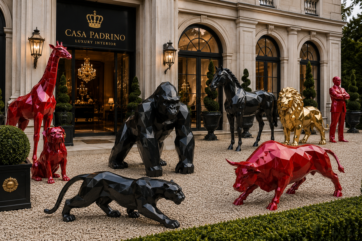 Luxury Life Size Sculptures XXL by Casa Padrino