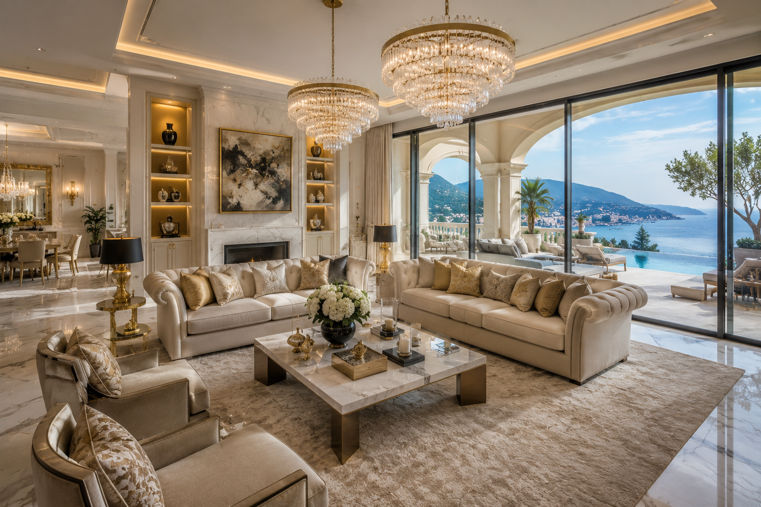 Luxury Villa Furniture by Casa Padrino Made in Italy