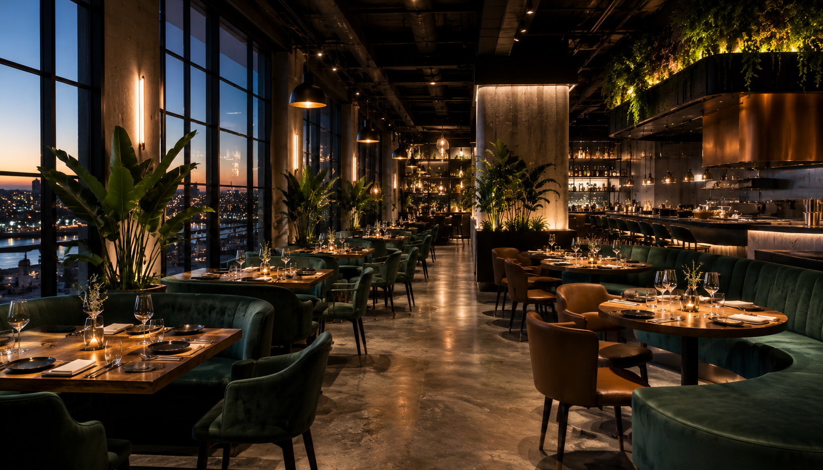 Luxus Michelin Star Restaurant Interior by Casa Padrino