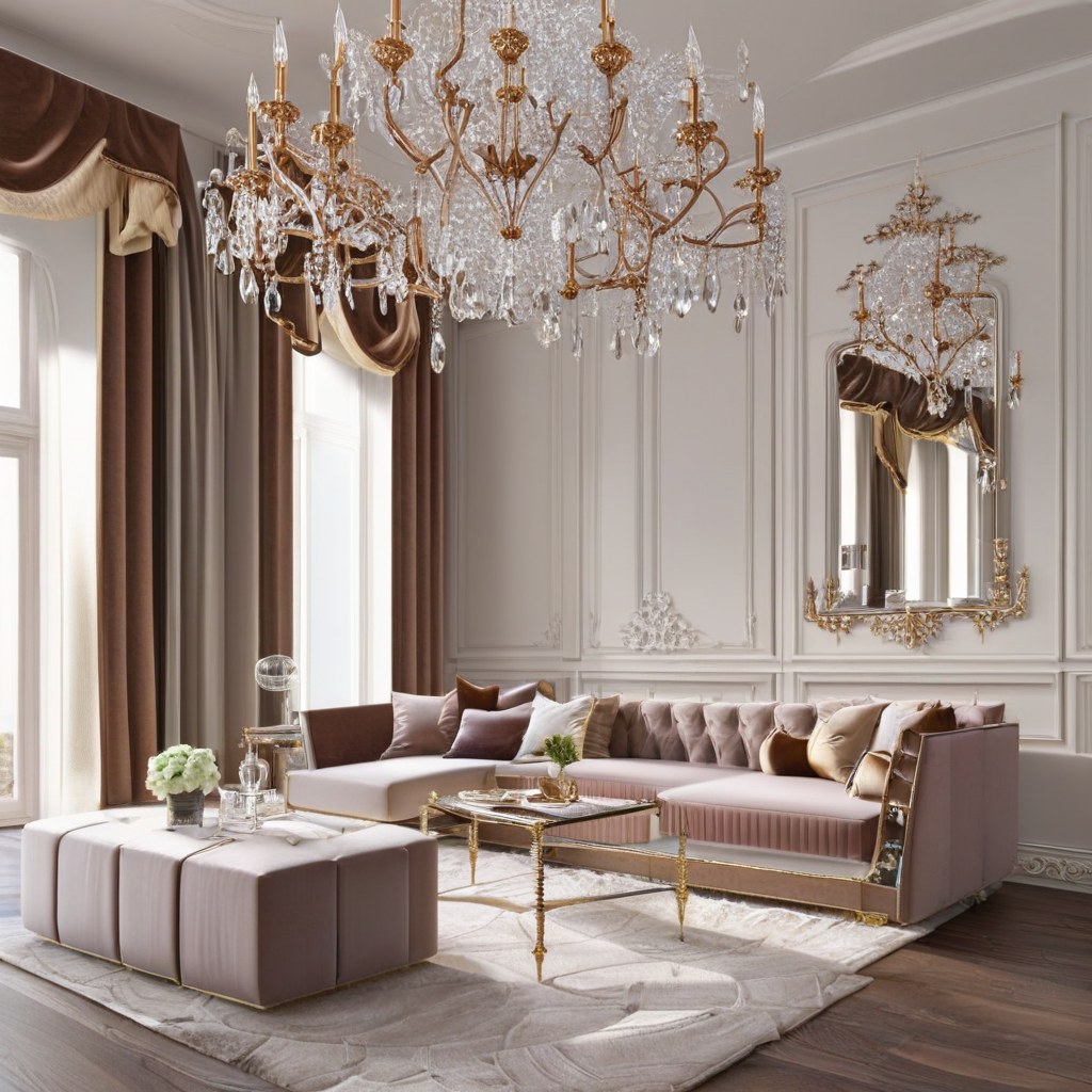 Barockmöbel Frankfurt: Goldener Barock Sessel in Westend Villa von Casa Padrino