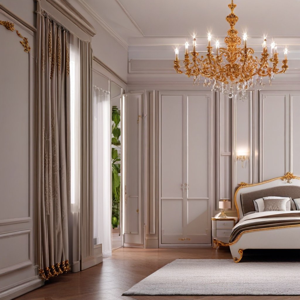 Barockmöbel Gelsenkirchen: Barock Schlafzimmer mit Himmelbett von Casa Padrino