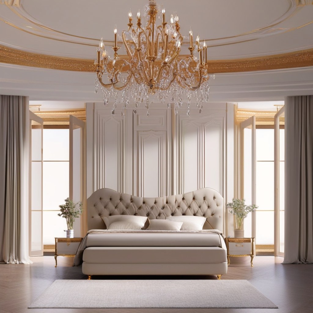 Barockmöbel Herne: Barock Schlafzimmer mit Himmelbett von Casa Padrino