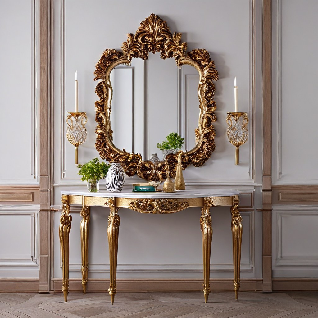 Barockmöbel Wanne-Eickel: Vergoldeter Barock Spiegel von Casa Padrino