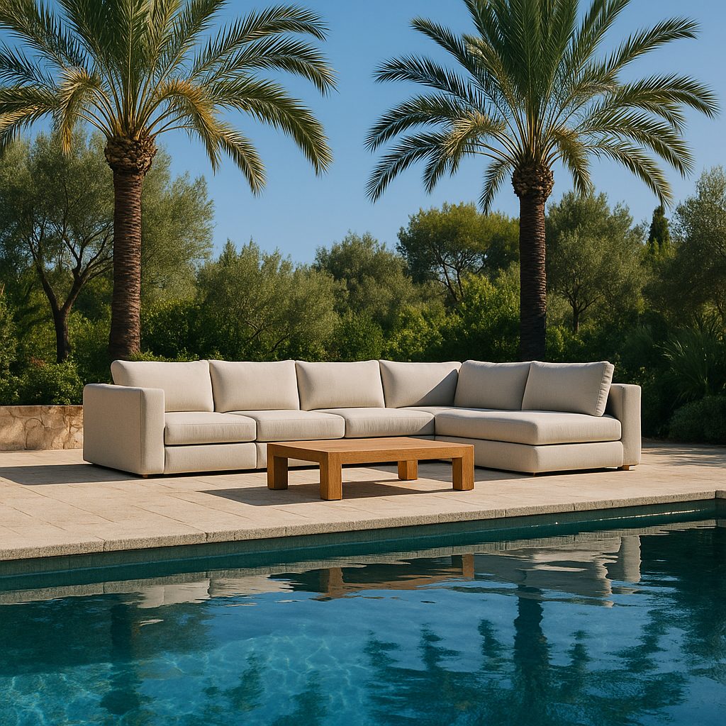 Loungemöbel für Beachbars mit Outdoor Sofa am Pool von Casa Padrino