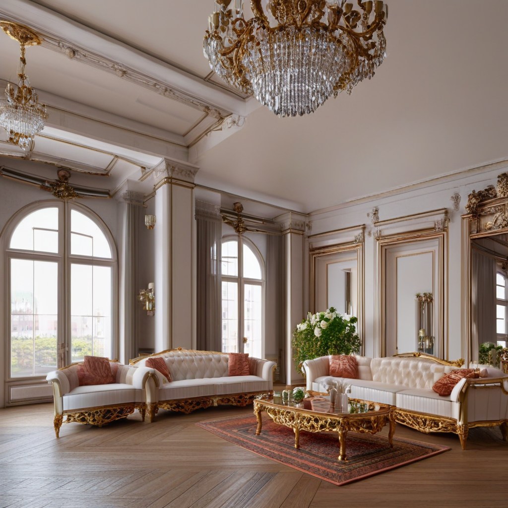 Castello Casa Padrino: Barock Schlafzimmer in der Möbel Ausstellung in Essen