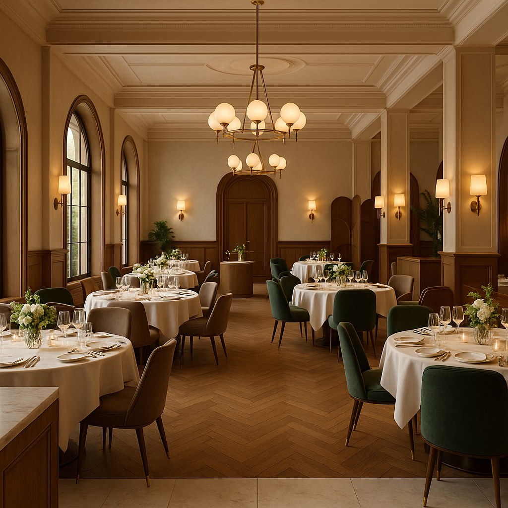 Elegante Hotel Restaurant Einrichtung von Casa Padrino