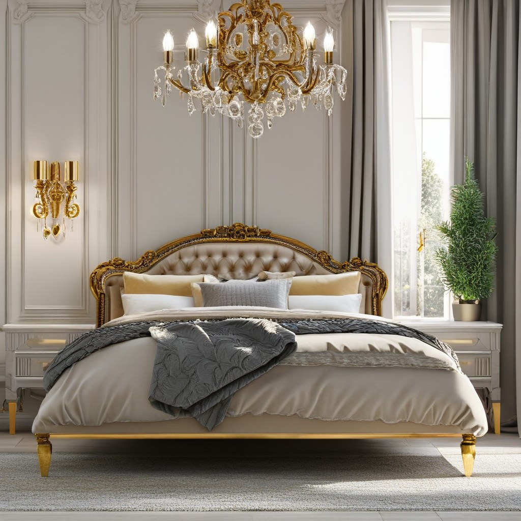 Kronleuchter Köln: Barock Kronleuchter im Wohnzimmer von Casa Padrino