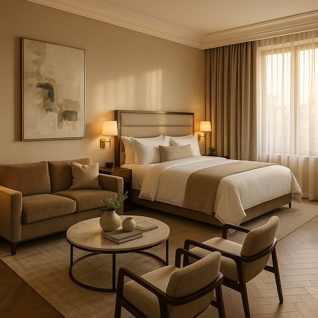 Luxuriöse Hotel Suite Einrichtung von Casa Padrino