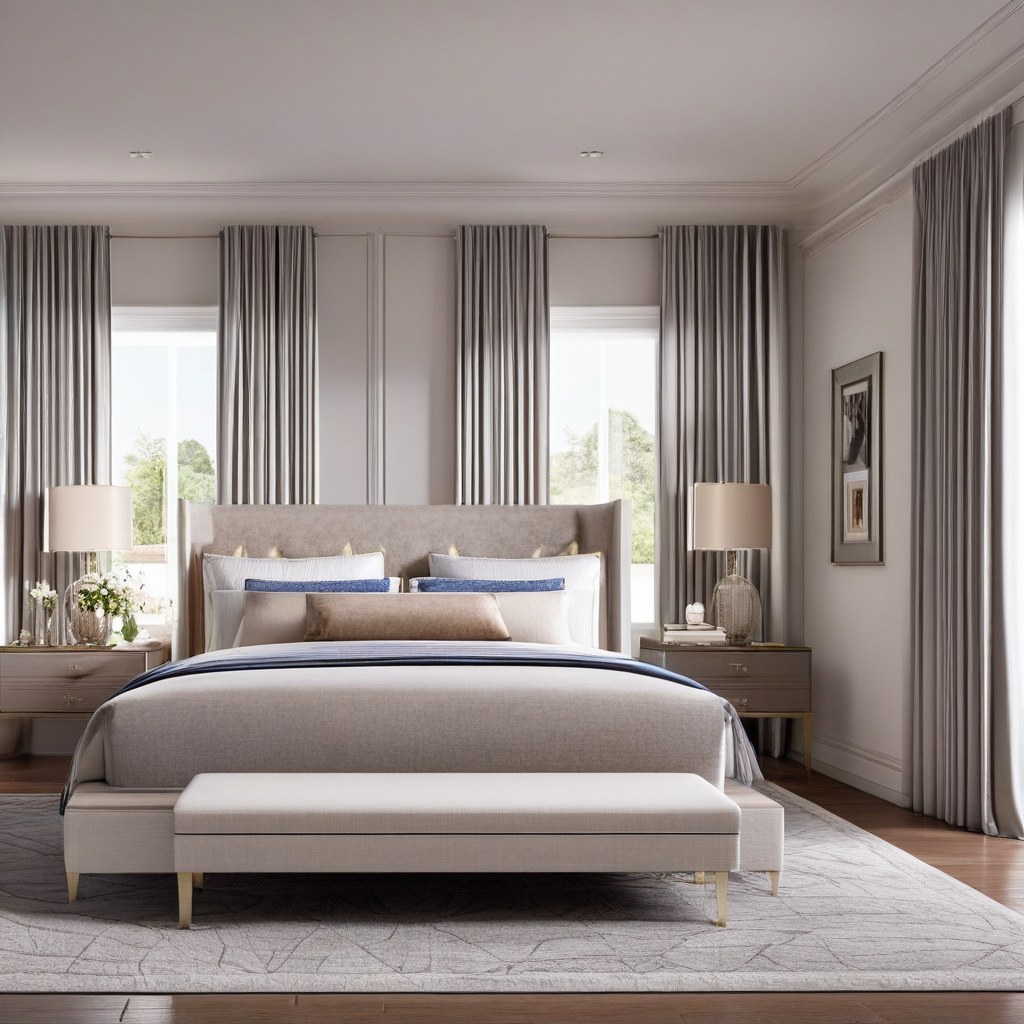 Luxuriöses Villa Schlafzimmer mit Polsterbett von Casa Padrino