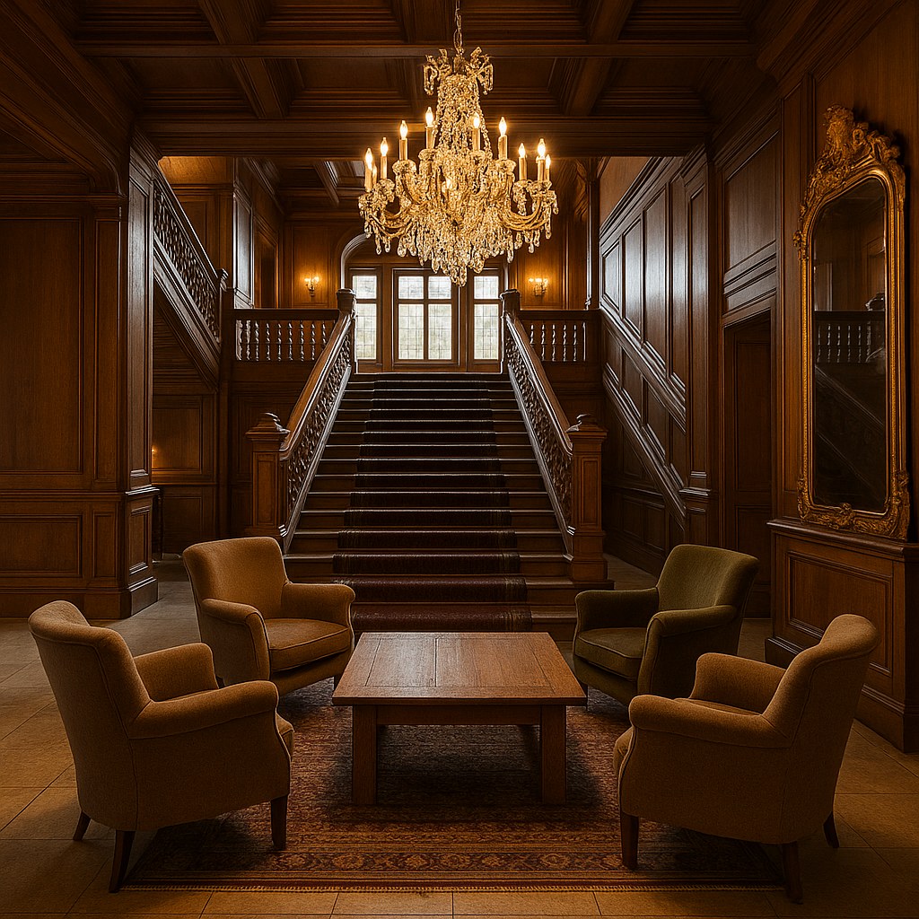 Luxusmöbel Bad Gastein: Hotelhalle mit Sitzgruppe von Casa Padrino