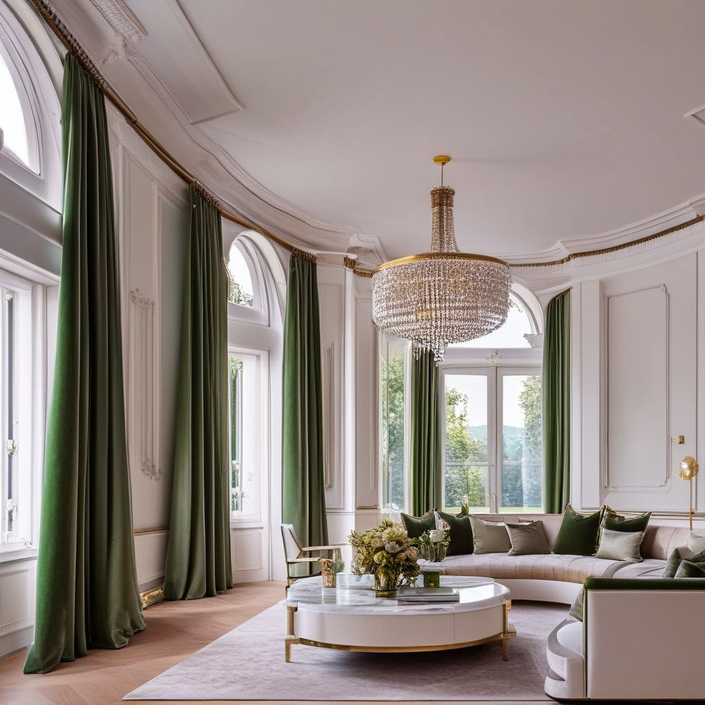 Luxusmöbel Bad Homburg luxuriöses Wohnzimmer mit Samt Sofa von Casa Padrino