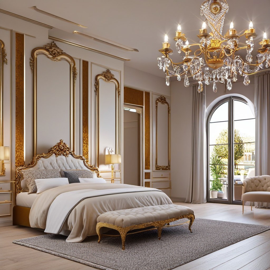 Luxusmöbel Berchtesgaden: Barock Schlafzimmer von Casa Padrino