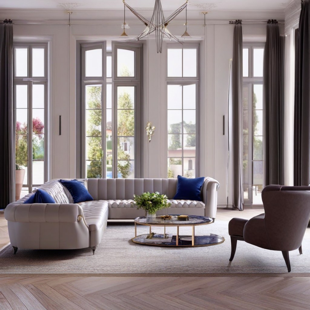 Luxusmöbel Berchtesgaden: Designer Sessel im Wohnbereich von Casa Padrino