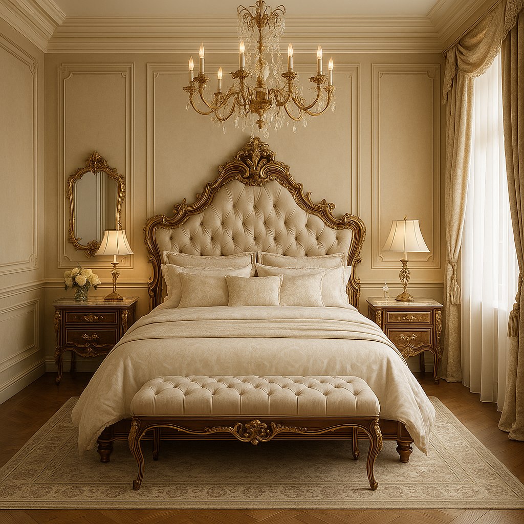 Luxusmöbel Bielefeld: Barock Schlafzimmer von Casa Padrino